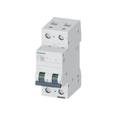 Siemens Modelo 5SL6506-7 - Interruptor, 6A, Tipo C - Montaje en DIN Siemens Modelo 5SL6506-7 - Interruptor, 6A, Tipo C - Montaje en DIN