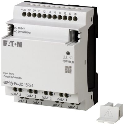 Módulo lógico Eaton EasyE4 - 8 Entradas digitales, 8 Relés, Ethernet Módulo lógico Eaton EasyE4 - 8 Entradas digitales, 8 Relés, Ethernet