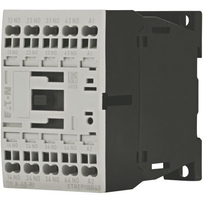Eaton DILA-40 Contactor auxiliar - 4 contactos - Montaje en DIN Eaton DILA-40 Contactor auxiliar - 4 contactos - Montaje en DIN