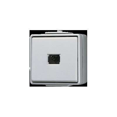 JUNG 634 W Interruptor Eléctrico Gris - 1 Pol IP44 JUNG 634 W Interruptor Eléctrico Gris - 1 Pol IP44