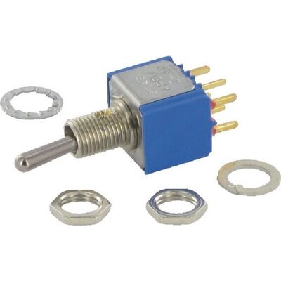 Interruptor Peq On-off-on 2-p Apem 5249cdb Interruptor Peq On-off-on 2-p Apem 5249cdb
