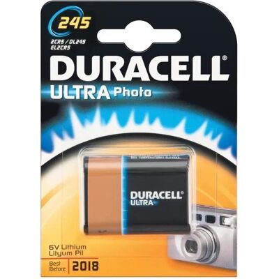 Pila Para Foto Duracell Ultra Dl 245 Litio 6 Voltios 1400 Mah Pila Para Foto Duracell Ultra Dl 245 Litio 6 Voltios 1400 Mah