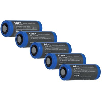 Vhbw 5x Batería Reemplaza Cr17450e-r (3 V, Litio) Para Dispositivos Vhbw 5x Batería Reemplaza Cr17450e-r (3 V, Litio) Para Dispositivos