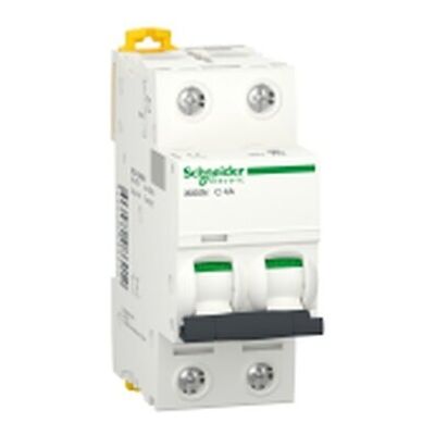Schneider Electric Interruptor Automático Ik60n Schneider 2 Polos, 4a, Protección Contra Sobrecargas. Schneider Electric Interruptor Automático Ik60n Schneider 2 Polos, 4a, Protección Contra Sobrecargas.