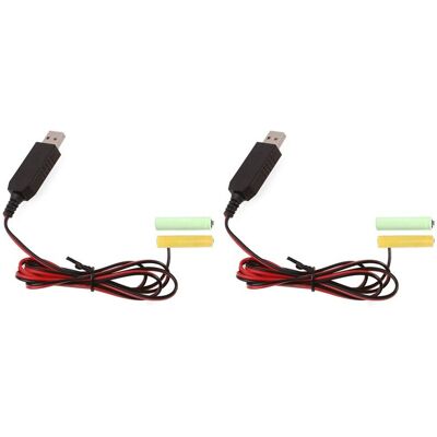 OEM Cables Eliminadores De Pilas Ficticias Lr03 Aaa Usb De 5v A 3v Para Luces Led De Control Remoto De Radio, 1 M OEM Cables Eliminadores De Pilas Ficticias Lr03 Aaa Usb De 5v A 3v Para Luces Led De Control Remoto De Radio, 1 M