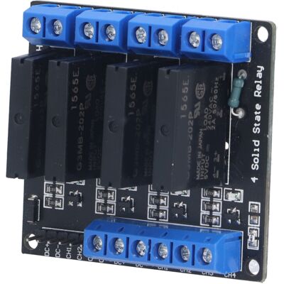 OEM Módulo De Relé De Estado Sólido De 4 Canales (con Fusible) Adecuado Para Proyectos De Electrónica De Bricolaje. OEM Módulo De Relé De Estado Sólido De 4 Canales (con Fusible) Adecuado Para Proyectos De Electrónica De Bricolaje.