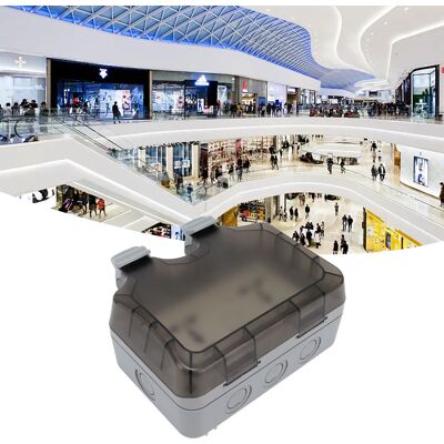 OEM Caja De Instalación Para Toma De Corriente Exterior Ip66 De 13 A Con Tapa Protectora - Pc Abs 4 Elementos De Montaje OEM Caja De Instalación Para Toma De Corriente Exterior Ip66 De 13 A Con Tapa Protectora - Pc Abs 4 Elementos De Montaje