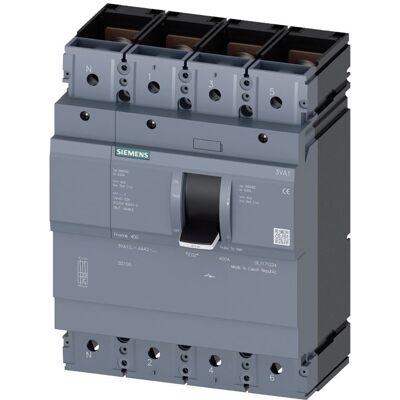 Interruptor de Corte Siemens Sentron 400A 4 polos - Cumple IEC 60947-3 Interruptor de Corte Siemens Sentron 400A 4 polos - Cumple IEC 60947-3