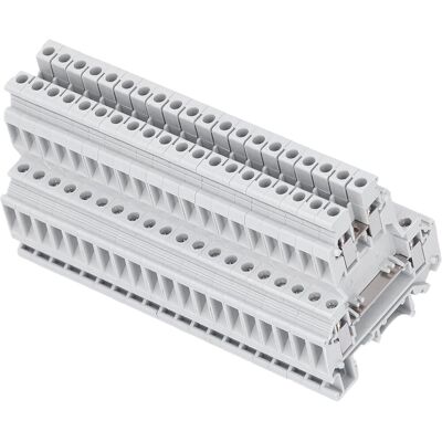 OEM 100 Unidades De Bloque De Terminales De Cableado Combinado De Doble Entrada Y Doble Salida, Regleta De Terminales De Cableado Universal OEM 100 Unidades De Bloque De Terminales De Cableado Combinado De Doble Entrada Y Doble Salida, Regleta De Terminales De Cableado Universal