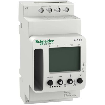 Schneider Electric CCT15443 Temporizador Digital - 2 Canales, Programación Semanal Schneider Electric CCT15443 Temporizador Digital - 2 Canales, Programación Semanal