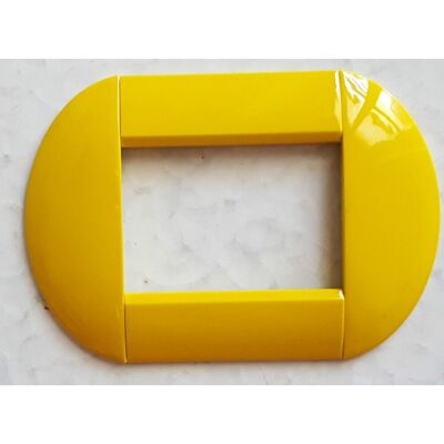Trade Shop Traesio - Tapa Giallo Moderna - Accesorio Eléctrico Trade Shop Traesio - Tapa Giallo Moderna - Accesorio Eléctrico