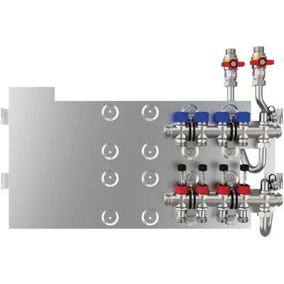 Vaillant Distribuidor De Suelo Radiante Para 4 Circuitos Para Estaciones De Vivienda N, H, D, 8000014425 Vaillant Distribuidor De Suelo Radiante Para 4 Circuitos Para Estaciones De Vivienda N, H, D, 8000014425
