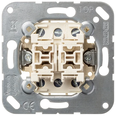 Conmutador Doble Jung 509-20u - IP20 Conmutador Doble Jung 509-20u - IP20
