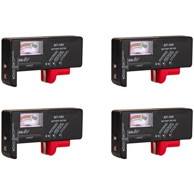 OEM Adecuado Para 4 Pilas De Botón Universales Bt-168 Aa/aaa/c/d/9v/1.5v, Indicador De Voltaje Codificado Por Colores Bt168 OEM Adecuado Para 4 Pilas De Botón Universales Bt-168 Aa/aaa/c/d/9v/1.5v, Indicador De Voltaje Codificado Por Colores Bt168