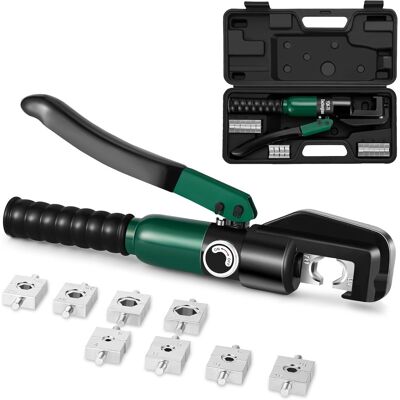 OEM Herramienta De Crimpado Hidráulica Para Prensaestopas De 6 A 50 Mm², Kit De Herramientas Para Cables De Terminales Eléctricos Con 8 Matrices (herramienta De Crimpado De 4 A 70 Mm²) (yqk70 (herramienta OEM Herramienta De Crimpado Hidráulica Para Prensaestopas De 6 A 50 Mm², Kit De Herramientas Para Cables De Terminales Eléctricos Con 8 Matrices (herramienta De Crimpado De 4 A 70 Mm²) (yqk70 (herramienta