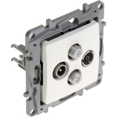 OEM Terminal Zoket Le-764566 R-tv + 2xsat Niloe Legrand OEM Terminal Zoket Le-764566 R-tv + 2xsat Niloe Legrand