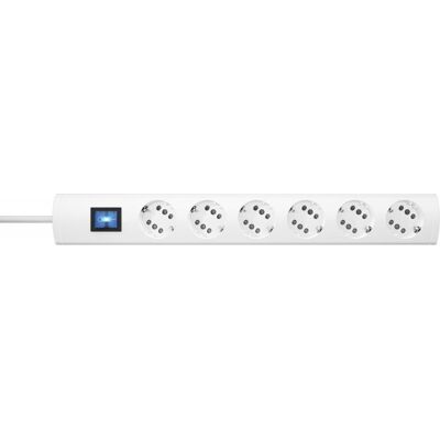 Kopp - Regleta Interior 6tomas Con Interruptor.blanco 1,4m Kopp - Regleta Interior 6tomas Con Interruptor.blanco 1,4m