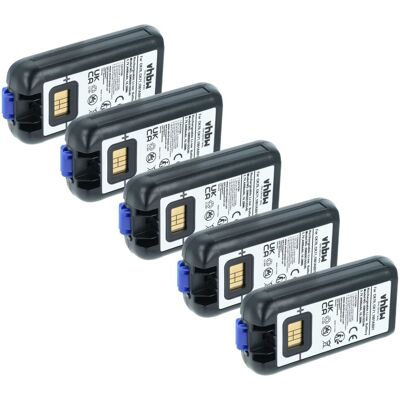 Vhbw 5x Batería Recargable Reemplaza Intermec Ab18 Para Pda (4400mah, 3,7v, Li-ion) Vhbw 5x Batería Recargable Reemplaza Intermec Ab18 Para Pda (4400mah, 3,7v, Li-ion)