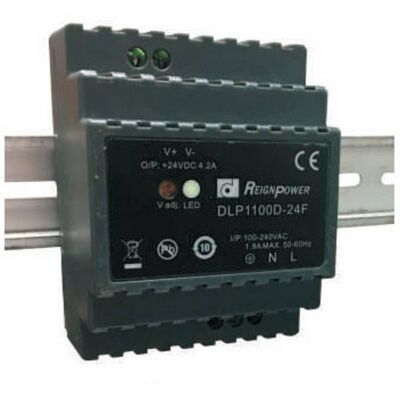 Dehner Elektronik DLP 1100D-12F Fuente de alimentación - Carril DIN 100W Dehner Elektronik DLP 1100D-12F Fuente de alimentación - Carril DIN 100W