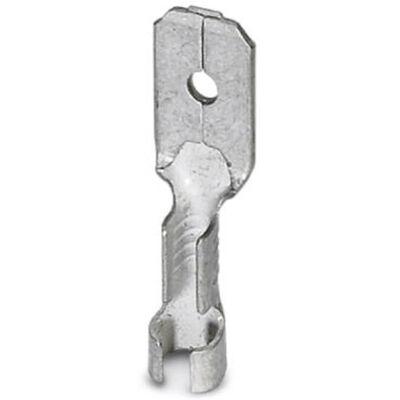 Conector Plano Phoenix Contact - Cobre, 6.3mm Ancho, 0.8mm Espesor - 180° Conector Plano Phoenix Contact - Cobre, 6.3mm Ancho, 0.8mm Espesor - 180°
