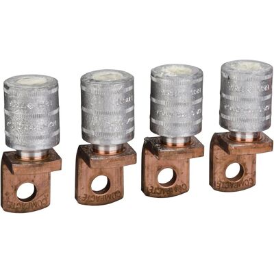 Schneider Electric Connection Accessories, Compact Nsx, Easypact Cvs, Fupact Infb, Crimp Lugs For Aluminium Cable 300 Mm², Set Of 4 Parts - Lv432507 Schneider Electric Connection Accessories, Compact Nsx, Easypact Cvs, Fupact Infb, Crimp Lugs For Aluminium Cable 300 Mm², Set Of 4 Parts - Lv432507