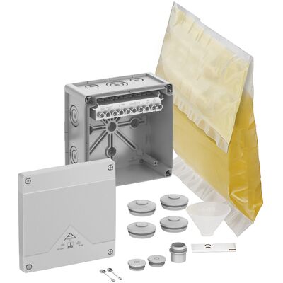SPELSBERG XT-10² Caja de Conexiones Impermeable - IP66/IP68 - Plástico Duradero SPELSBERG XT-10² Caja de Conexiones Impermeable - IP66/IP68 - Plástico Duradero