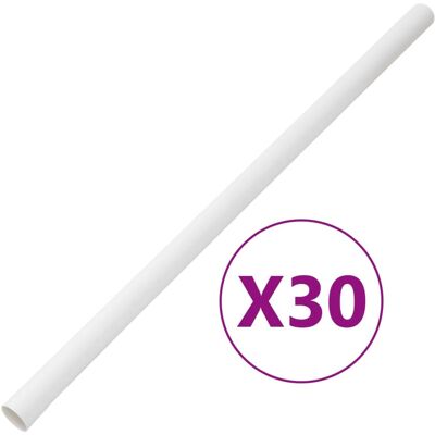 Canaletas para cables vidaXL Ø30 mm 30 m PVC - Gestión de cables Canaletas para cables vidaXL Ø30 mm 30 m PVC - Gestión de cables