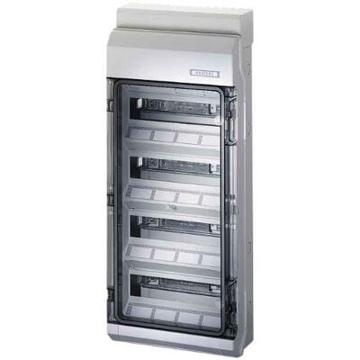Caja de distribución Hensel KV 9448 - 48 unidades, montaje superficie, IP65 Caja de distribución Hensel KV 9448 - 48 unidades, montaje superficie, IP65