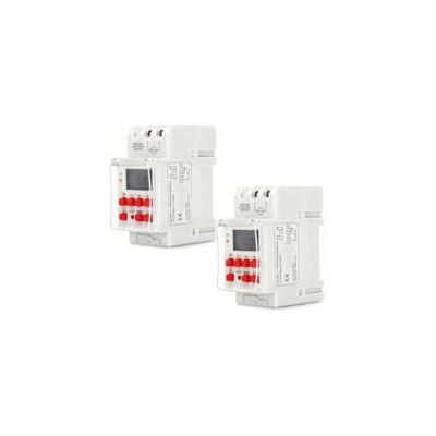 OEM Temporizador Para Calentador De Agua Eléctrico, 2 Interruptores De Tiempo, Interruptor Temporizador Digital De 30 A Con Pantalla Lcd, Temporizador De 1 Segundo, Relé Temporizador Digital - Crezuo OEM Temporizador Para Calentador De Agua Eléctrico, 2 Interruptores De Tiempo, Interruptor Temporizador Digital De 30 A Con Pantalla Lcd, Temporizador De 1 Segundo, Relé Temporizador Digital - Crezuo