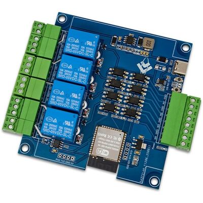 OEM Módulo De Relés Modbus Esp32 De 4 Canales, 9-24 V, Tipo C, Con Soporte Para Rs485, Wi-fi Y Modbus. OEM Módulo De Relés Modbus Esp32 De 4 Canales, 9-24 V, Tipo C, Con Soporte Para Rs485, Wi-fi Y Modbus.