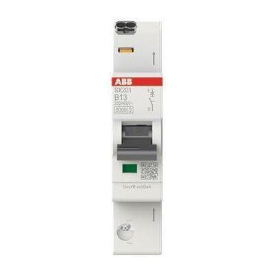 Interruptor Abb Sx201-b13 13a B Característica 6ka Interruptor Abb Sx201-b13 13a B Característica 6ka
