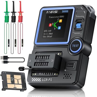 OEM Probador De Transistores Lcr-p1, Probador De Transistores Mosfet Y Condensadores, Probador De Componentes Electrónicos Smd, Prueba De Resistencia, Inductancia Y Baterías Para Diodos, Triodos Y Diodos OEM Probador De Transistores Lcr-p1, Probador De Transistores Mosfet Y Condensadores, Probador De Componentes Electrónicos Smd, Prueba De Resistencia, Inductancia Y Baterías Para Diodos, Triodos Y Diodos
