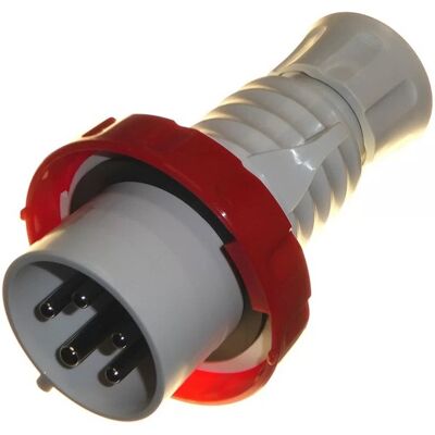 Conector Gewiss GW60042H - 3P+N+T - Gris - IP66/67/68/69 - 32A - Cableado recto Conector Gewiss GW60042H - 3P+N+T - Gris - IP66/67/68/69 - 32A - Cableado recto