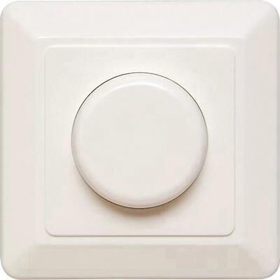 Ehmann T39.07 Interruptor de luz blanco para lámparas LED e incandescentes - Regulador Ehmann T39.07 Interruptor de luz blanco para lámparas LED e incandescentes - Regulador