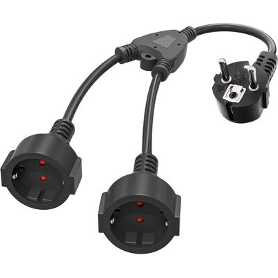 OEM Enchufe Doble Para Toma De Corriente, Cable De Extensión Con Contactos De Protección Y 2 Tomas De Corriente Schuko, Adaptador De Toma De Corriente 2 En 1 Con Cable Flexible, Enchufe Doble Para Toma De OEM Enchufe Doble Para Toma De Corriente, Cable De Extensión Con Contactos De Protección Y 2 Tomas De Corriente Schuko, Adaptador De Toma De Corriente 2 En 1 Con Cable Flexible, Enchufe Doble Para Toma De