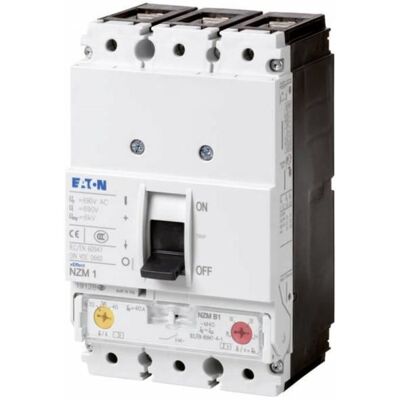 Interruptor Eaton NZMN1-M80 - 63-80A, 3 Polos, 690V AC Interruptor Eaton NZMN1-M80 - 63-80A, 3 Polos, 690V AC