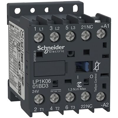 Schneider Electric Contactor 3na Bobina 24vcc 6a Lp1k0601bd3 De Schneider Schneider Electric Contactor 3na Bobina 24vcc 6a Lp1k0601bd3 De Schneider