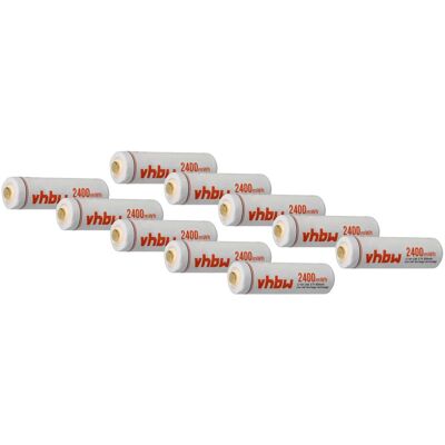 Vhbw - Batería Recargables Aa Mignon (aa), 10 Unidades Para Diversos Dispositivos - Batería Recargable, 650 Mah, 1,5 V, Li-ion Vhbw - Batería Recargables Aa Mignon (aa), 10 Unidades Para Diversos Dispositivos - Batería Recargable, 650 Mah, 1,5 V, Li-ion