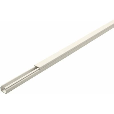 Gewiss Mini - Canaleta Portacable Sin Tabique Fijo - Longitud 2m - 15x15 - Blanco Ral9010, Np41044 Gewiss Mini - Canaleta Portacable Sin Tabique Fijo - Longitud 2m - 15x15 - Blanco Ral9010, Np41044