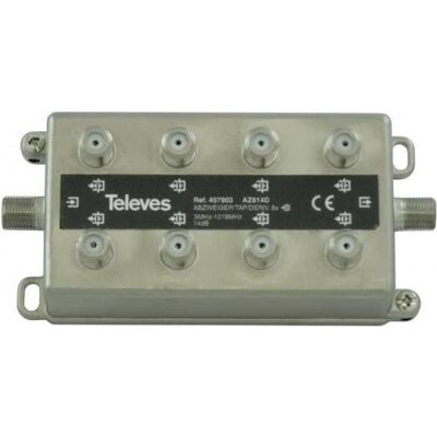 Divisor Televes Az814d 8 Salidas 5-1218 Mhz Divisor Televes Az814d 8 Salidas 5-1218 Mhz