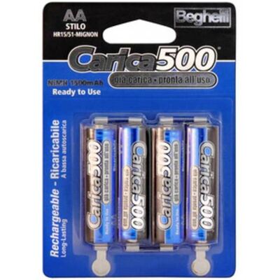 10 X Beghelli Batteria Ricar Stilo 1500mah Bl 4 8851 10 X Beghelli Batteria Ricar Stilo 1500mah Bl 4 8851