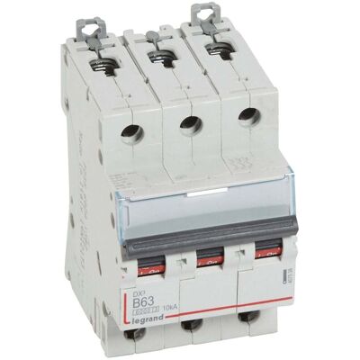 LEGRAND Dx³ Disjoncteur 3p Courbe B 63a 6ka/10ka - Leg407538 LEGRAND Dx³ Disjoncteur 3p Courbe B 63a 6ka/10ka - Leg407538