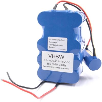 vhbw Batería Bosch 751993 - 3000mAh 18V - Robot Hogareño vhbw Batería Bosch 751993 - 3000mAh 18V - Robot Hogareño