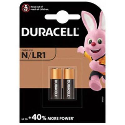 10 X Duracell Batt Alcalina 1,5v 2 Pz N/lr1 10 X Duracell Batt Alcalina 1,5v 2 Pz N/lr1