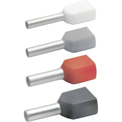 Manguito doble de crimpado 1mm² - Conector de cables Manguito doble de crimpado 1mm² - Conector de cables
