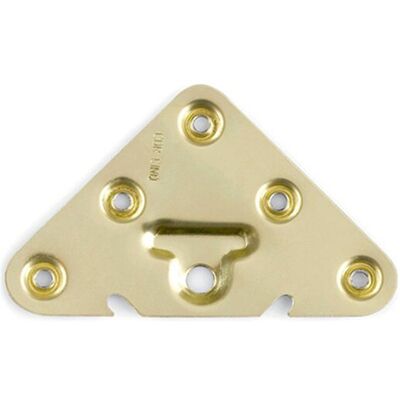 EDM Caja De 100 Colgadores Triangulo Bicromatado 70mm 1301570 EDM Caja De 100 Colgadores Triangulo Bicromatado 70mm 1301570