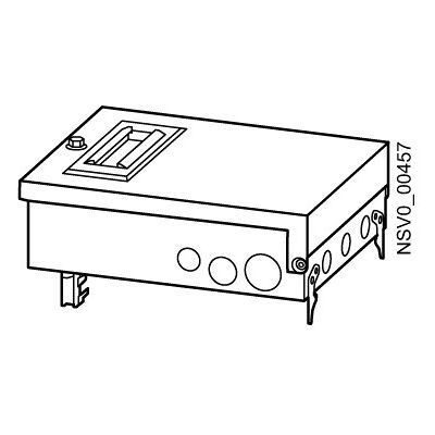 Siemens BVP:203135 Caja de distribución gris claro 5 polos 63A 400V Siemens BVP:203135 Caja de distribución gris claro 5 polos 63A 400V