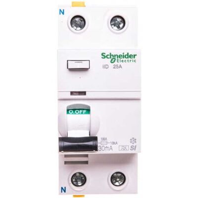 Schneider Electric Disyuntor Diferencial Iid 2p 25a 30ma Tipo Asi A9z31225 Schneider Electric Disyuntor Diferencial Iid 2p 25a 30ma Tipo Asi A9z31225