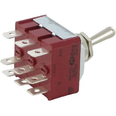 Interruptor 3 Polos On-on Apem 656h2 Interruptor 3 Polos On-on Apem 656h2
