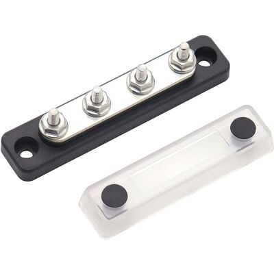 OEM Caja De Conexiones Eléctricas Con Bloque De Terminales De Barra Colectora De 4 Pines, 100 A Ca 300 V Cc 48 V Para Camiones, Autobuses, Barcos Y Caravanas. OEM Caja De Conexiones Eléctricas Con Bloque De Terminales De Barra Colectora De 4 Pines, 100 A Ca 300 V Cc 48 V Para Camiones, Autobuses, Barcos Y Caravanas.